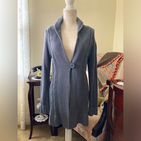 Merona thick shawl collar sweater SMALL - Picture 1 of 4
